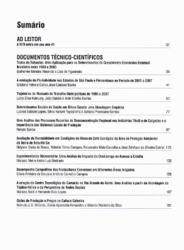 Revista Econômica do Nordeste, v. 41, n. 1, março, 2010.