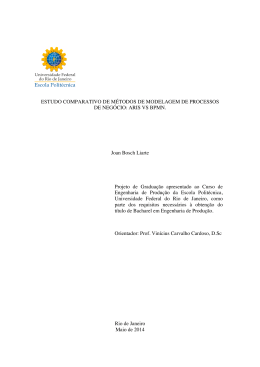 estudo comparativo de métodos de modelagem