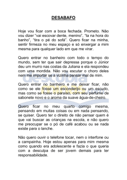DESABAFO - Descubra Minas