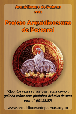 Projeto Arquidiocesano de Pastoral 2012