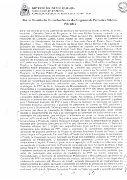 Ata da Reunião de 31/07/2014 - Sefaz BA