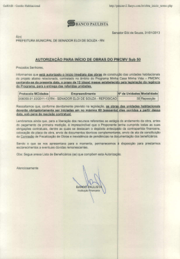š Bzxgvcü PAULISTA - Prefeitura Municipal de Senador Eloi de Souza