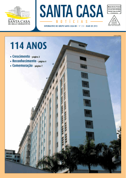 Santa Casa Notícias - Edição 258 - Maio de 2013