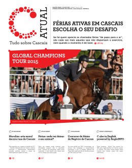 F&Eacute;RIAS ATIVAS EM CASCAIS ESCOLHA O SEU DESAFIO
