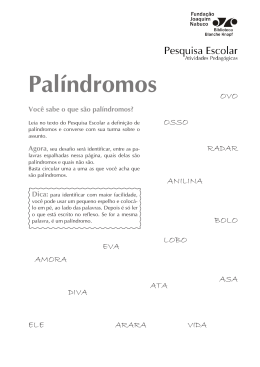 Palíndromos