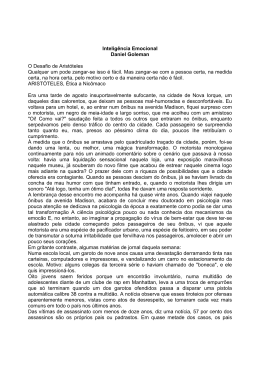 Intelig&ecirc;ncia Emocional Daniel Goleman O Desafio de