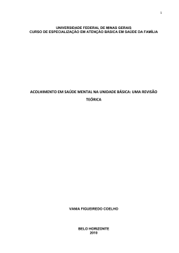 acolhimento em sa&uacute;de mental - Nescon