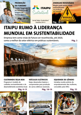 Jornal Itaipu Sustent&aacute;vel