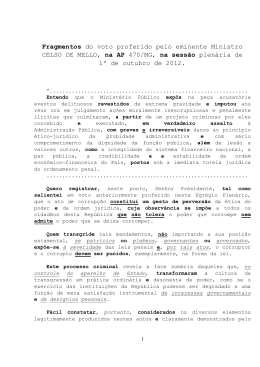 (trechos) do ministro Celso de Mello