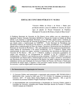 Abertura Edital