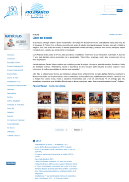 (Col\351gio Rio Branco - Ponto RB - Circo na Escola) - FEF