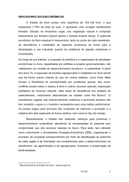 Indicadores S&oacute;cio-Econ&ocirc;micos