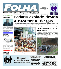 Edi&ccedil;&atilde;o: 1499 De - Folha Ribeir&atilde;o Pires