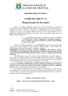 comunicado nº 11 - regularização de inscriçã 16/01/2012