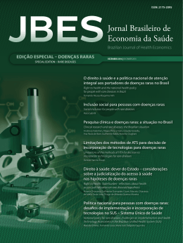 doenças raras