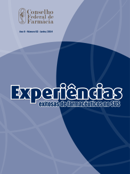 Revista - Conselho Federal de Farm&aacute;cia