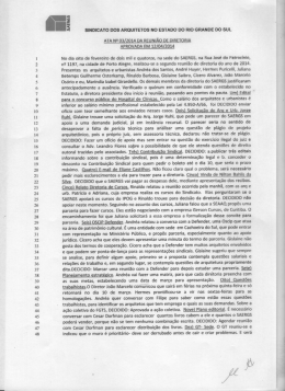 SAERGS SINDICATO DOS ARQUITETOS NO ESTADO DO RIO