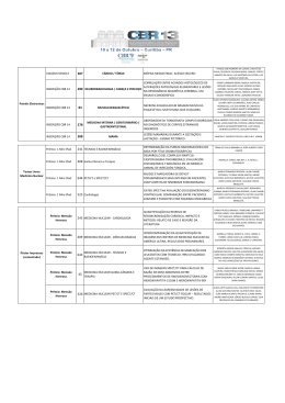VENCEDORES dos trabalhos painel eletronico