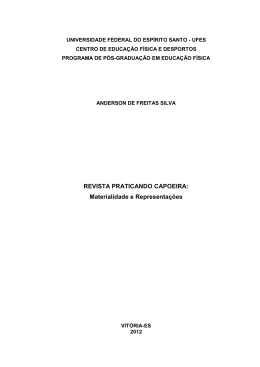 Revista praticando capoeira materialidade e representa&ccedil;&otilde;es