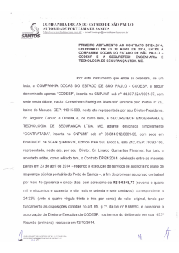 1&ordm; Aditamento, de 13/10/2014