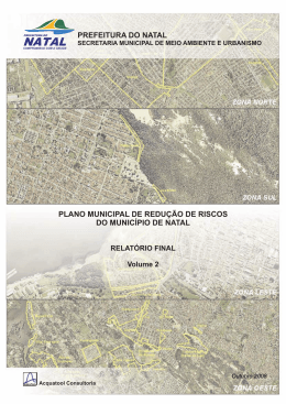 plano municipal de redu&ccedil;&atilde;o de riscos do munic&iacute;pio de natal