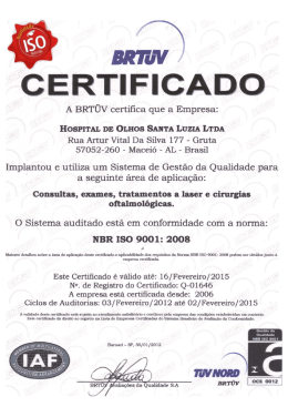certificado de qualidade ISO-9001