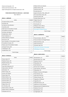 Diretoria de Opera&ccedil;&otilde;es - DO Ger&ecirc;ncia de Estacionamento