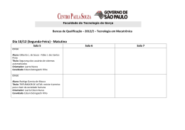 Dia 10/12 (Segunda-Feira) - Matutino