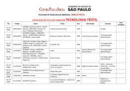 CATÁLOGO DE TCCs DO CURSO DE