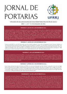 Jornal de Portarias 19