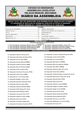 Diário nº 015 04/02/2015 - Assembleia Legislativa do Estado do