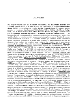 ATA N&ordm; 13/2014 - c&acirc;mara municipal de rol&acirc;ndia