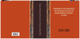 40 anos - BVS Psicologia Brasil