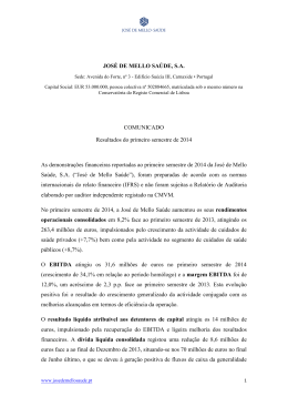 ler - Jos&eacute; de Mello Sa&uacute;de