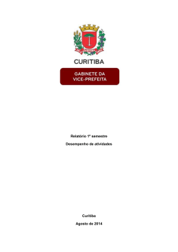 Primeiro semestre 2014
