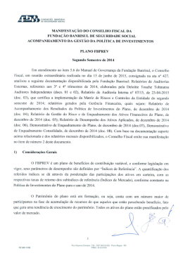 2014 - 2º semestre - Fundação Banrisul de Seguridade Social
