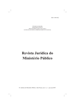 Revista Jur&iacute;dica do Minist&eacute;rio P&uacute;blico_427 p&aacute;ginas.indd