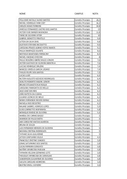 NOME CAMPUS NOTA