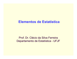 Elementos de Estat&iacute;stica