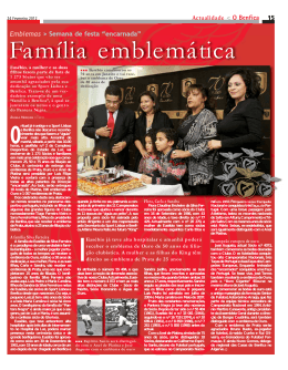 15  Semana de festa &ldquo;encarnada