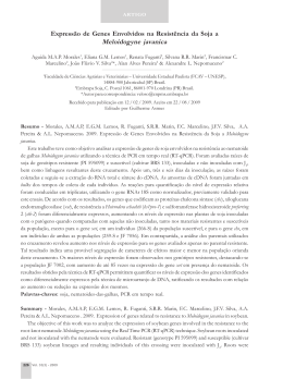 Resist&ecirc;ncia da soja, M. javanica, express&atilde;o de genes, 2009