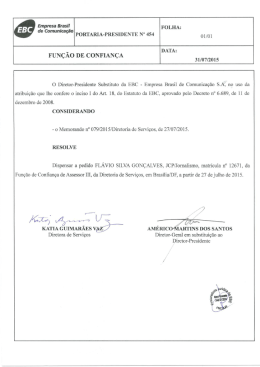portaria &ndash; presi n&ordm; 454 &ndash; fun&ccedil;&atilde;o de confian&ccedil;a &ndash; flavio silva gon&ccedil;alves