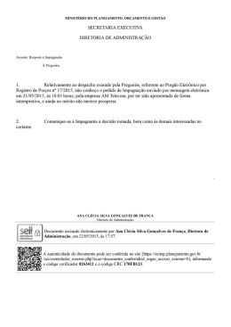 Resposta &agrave; impugna&ccedil;&atilde;o da AM Telecom