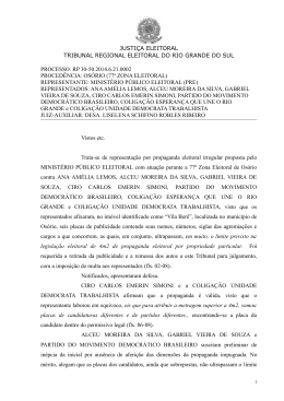 RP 40-63 - Tribunal Regional Eleitoral do Rio Grande do Sul
