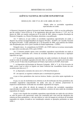 Resolução RDC 65