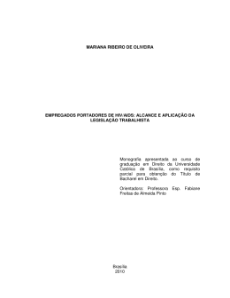 Mariana Ribeiro de Oliveira - Universidade Católica de Brasília