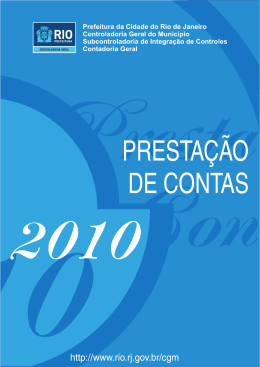 2010 - Prefeitura do Rio de Janeiro