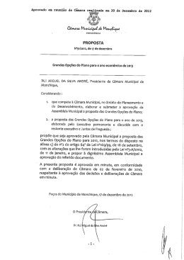 Rui MIGUEL DA siLvA ANDR&Eacute;, Presidente da c&acirc;mara Municipal de