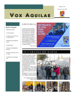Jornal Vox Aquilae | N&ordm; 07