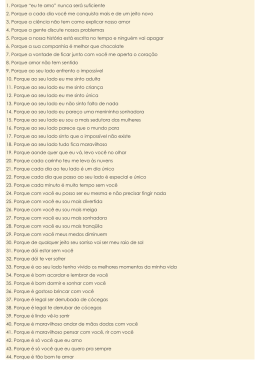 365 motivos - Namorada Criativa